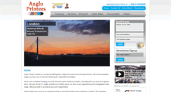 Desktop Screenshot of angloprinters.ie